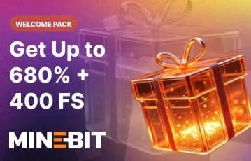 MineBit Canadian casino welcome pack promotion